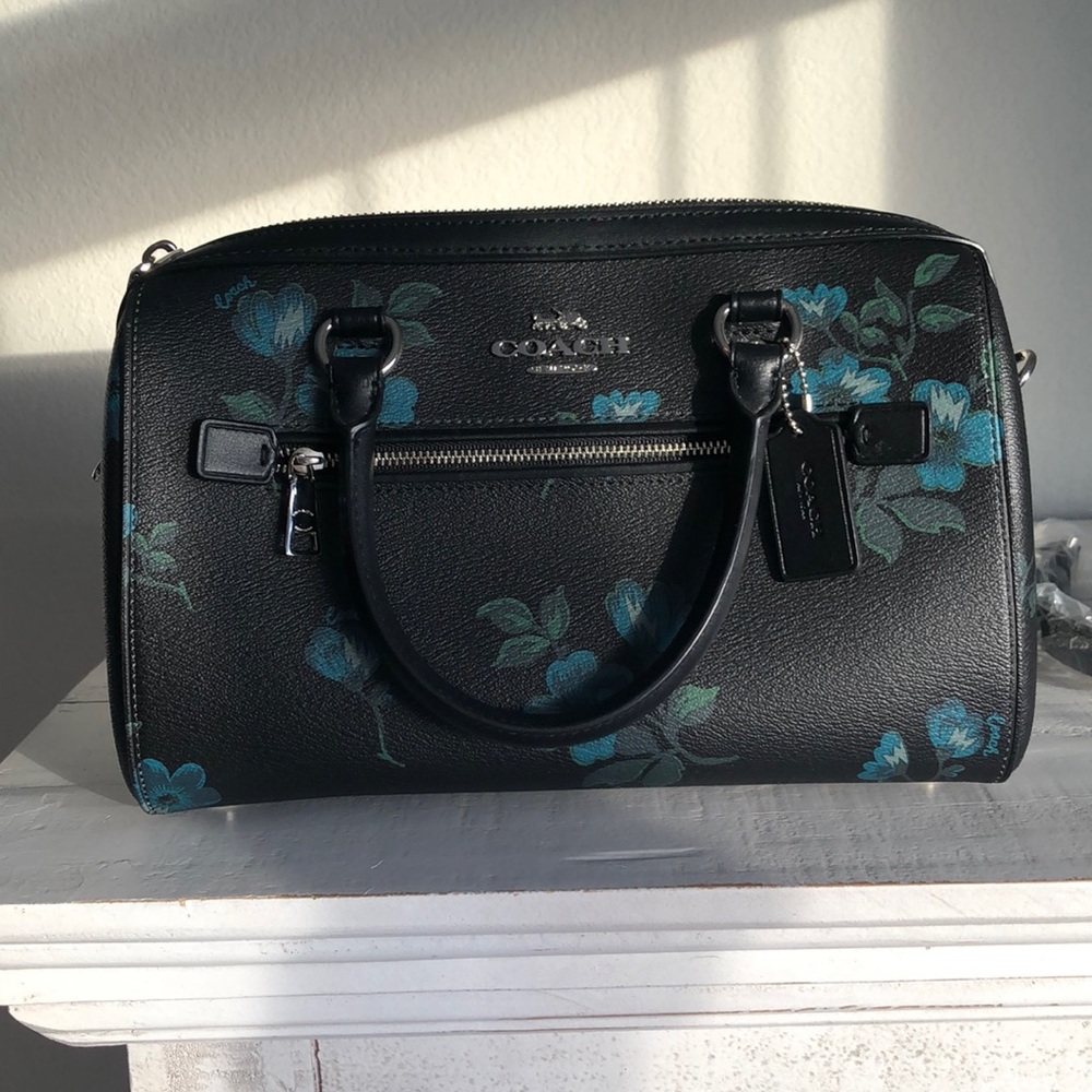 Coach Mini Rowan Floral Crossbody NWOT